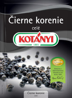 Čierne korenie celé