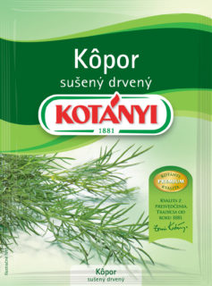 Kôpor sušený drvený