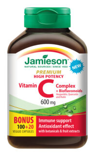 Vitamín C Premium s bioflavonoidmi 600mg, 120tbl.